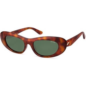 image:imageSOJOS Retro Cat Eye Sunglasses for Women Polarized UV400 Designer Inspired Sun Glasses SJ2617ATortoiseGreen