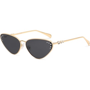 image:imageSOJOS Retro Cateye Sunglasses Womens Trendy Narrow UV400 Protection Sun Glasses EnchantressGrey