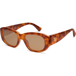image:imageSOJOS Retro Large Rectangle Polarized Sunglasses Womens Mens Vintage Thick Chunky Frame 80s 90s Large Shades SJ2374Multicolor