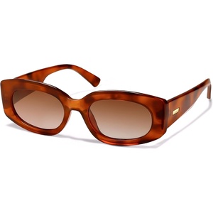 image:imageSOJOS Retro Oval Polarized Sunglasses Womens Trendy Sun Glasses Vintage Shades UV400 SJ2386Brown Tortoise  Brown