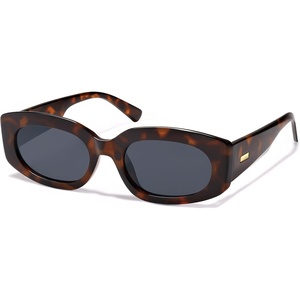 image:imageSOJOS Retro Oval Polarized Sunglasses Womens Trendy Sun Glasses Vintage Shades UV400 SJ2386Dark Tortoise  Grey