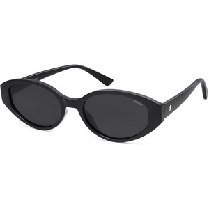 image:imageSOJOS Retro Oval Polarized Sunglasses for Women Cat Eye Shades SJ2608  Retro cateye style vintage look Perfect for travel shopping beach driving UV400 protection Lightweight and comfortableBlackGrey