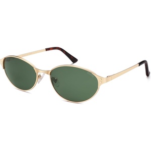 image:imageSOJOS Retro Oval Polarized Sunglasses for Women Men Trendy Chic Cat Eye 90s Y2K Sunnies SJ1266GoldGreen