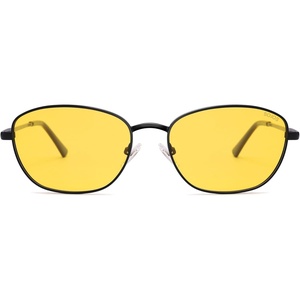image:imageSOJOS Retro Oval Polarized Sunglasses for Women Men Vintage 90s Style Womens Mens Sunnies Sun Glasses SJ1245BlackNight Vision