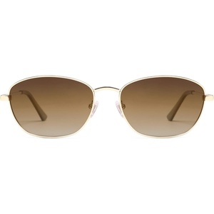 image:imageSOJOS Retro Oval Polarized Sunglasses for Women Men Vintage 90s Style Womens Mens Sunnies Sun Glasses SJ1245GoldBrown Grading