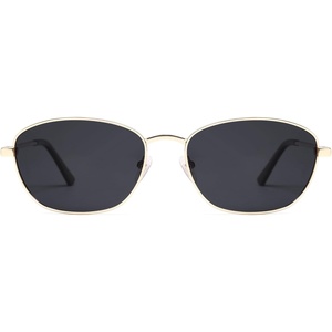 image:imageSOJOS Retro Oval Polarized Sunglasses for Women Men Vintage 90s Style Womens Mens Sunnies Sun Glasses SJ1245GoldGrey