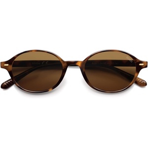 image:imageSOJOS Retro Oval Round Polarized Sunglasses Womens Mens Small Chic Vintage Trendy Sunnies SJ2611Brown TortoiseBrown