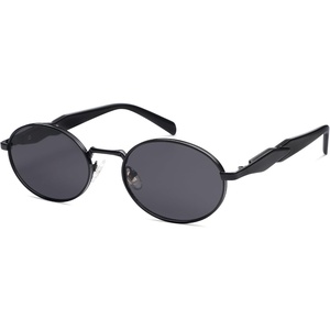 image:imageSOJOS Retro Oval Sunglasses for Women Men Trendy Sun Glasses Designer Inspired Classic Shades UV400 Protection SJ1224Black
