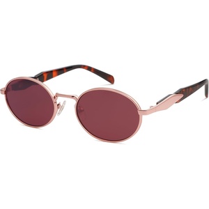 image:imageSOJOS Retro Oval Sunglasses for Women Men Trendy Sun Glasses Designer Inspired Classic Shades UV400 Protection SJ1224Red