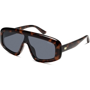 image:imageSOJOS Retro Oversized Aviator Sunglasses for Women Trendy Square Shield Sun Glasses Large Shades SJ2696Tortoise  Grey