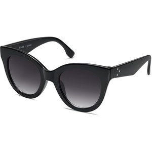 image:imageSOJOS Retro Oversized Cateye Sunglasses for Women Large Vintage Trendy Shades SJ2074BlackGrey