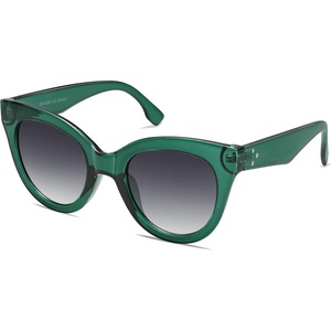 image:imageSOJOS Retro Oversized Cateye Sunglasses for Women Large Vintage Trendy Shades SJ2074GreenGrey