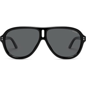 image:imageSOJOS Retro Oversized Polarized Aviator Sunglasses for Women Men 70s 80s Trendy UV400 Shades SJ2666BlackGrey