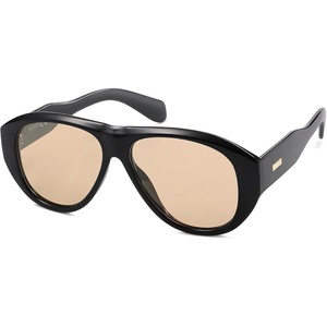 image:imageSOJOS Retro Oversized Polarized Aviator Sunglasses for Women Men Vintage 70s Style UV Protection Sunnies SJ2328BlackLight Brown