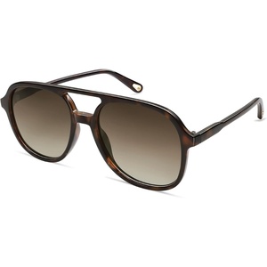 image:imageSOJOS Retro Polarized Aviator Sunglasses Womens Mens Classic 80s 90s Vintage Trendy Square Aviators SJ2174Dark TortoiseBrown