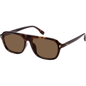image:imageSOJOS Retro Polarized Aviator Sunglasses Womens MensTrendy Rectangle 70s UV400 Shades Sun Glasses SJ2712TortoiseBrown