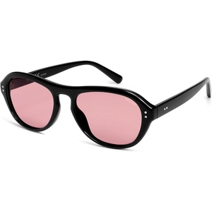 image:imageSOJOS Retro Polarized Aviator Sunglasses for Women Men 80s 90s Trendy UV400 Shades SJ2648BlackLight Pink Tint