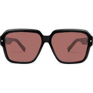 image:imageSOJOS Retro Polarized Hexagonal Aviator Sunglasses Womens Mens Trendy Rectangle UV400 Shades SJ2398BlackRed