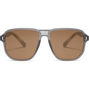 image:imageSOJOS Retro Polarized Hexagonal Aviator Sunglasses Womens Mens Trendy Rectangle UV400 Shades SJ2398TortoiseBrown