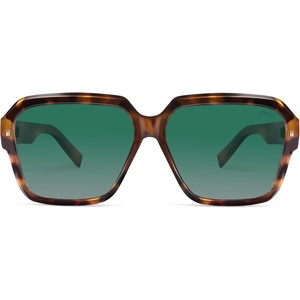 image:imageSOJOS Retro Polarized Hexagonal Aviator Sunglasses Womens Mens Trendy Rectangle UV400 Shades SJ2398TortoiseGreen