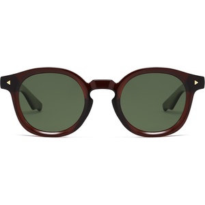 image:imageSOJOS Retro Polarized Round Sunglasses Womens Mens Vintage Panto Sun Glasses 70s 80s 90s Circle Shades SJ2378Burgundy