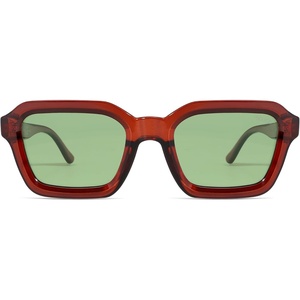 image:imageSOJOS Retro Polarized Square Sunglasses Womens Mens Vintage 70s 80s 90s Hexagon Shades SJ2377Brown