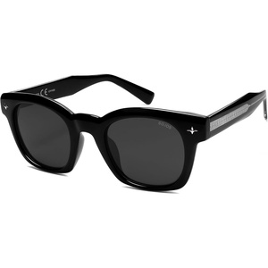 image:imageSOJOS Retro Polarized Square Sunglasses for Men Women Sun Glasses Pantos Shades UV400 TR90 Frame SJ2651Shiny BlackGrey