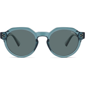 image:imageSOJOS Retro Polarized Sunglasses for Women MenVintage Round Sun Glasses 90s Shades UV400 Protection SJ2623Transparent BlueGrey