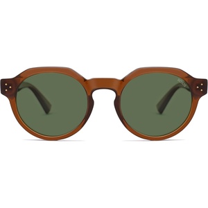 image:imageSOJOS Retro Polarized Sunglasses for Women MenVintage Round Sun Glasses 90s Shades UV400 Protection SJ2623Transparent BrownGreen