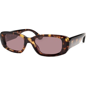 image:imageSOJOS Retro Rectangle Polarized Sunglasses Women Men Trendy Y2k 90s UV Protection Womens Mens Sun Glasses SJ2375TortoiseLight Pink