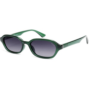 image:imageSOJOS Retro Rectangle Polarized Sunglasses for Women Men Trendy Hexagon Narrow Chic Y2K Sunnies SJ2629Dark GreenGradient Grey
