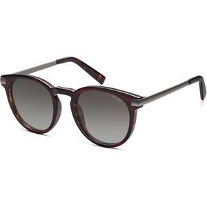 image:imageSOJOS Retro Round Polarized Sunglasses Womens Mens Classic Vintage Trendy Sunnies SJ2368Dark Brown PatternGradient Grey