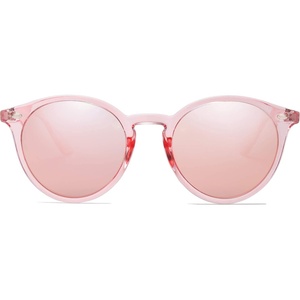 image:imageSOJOS Retro Round Polarized Sunglasses for Women Men Classic Vintage Sunnies SJ2069Clear PinkPink