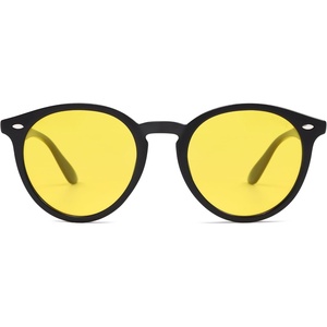 image:imageSOJOS Retro Round Polarized Sunglasses for Women Men Classic Vintage Sunnies SJ2069Yellow