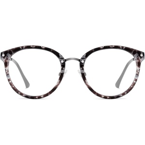 image:imageSOJOS Retro Round TR90 Blue Light Reading Glasses Womens Mens Readers Computer Glasses Eyewear Frame SJ9001C10 Grey Tortoise Frame