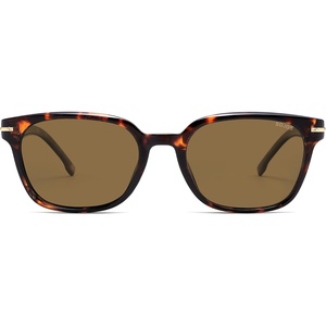 image:imageSOJOS Retro Rounded Square Polarized Sunglasses for Women MenTrendy Light Weight Frame UV400 Protected SJ2677Tortoise