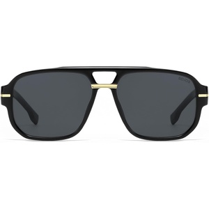 image:imageSOJOS Retro Square Aviator Sunglasses for Women Men 80s 90s Vintage Trendy Polarized Aviators SJ2692BlackGrey