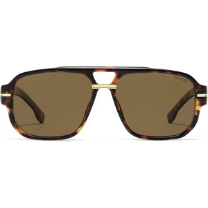 image:imageSOJOS Retro Square Aviator Sunglasses for Women Men 80s 90s Vintage Trendy Polarized Aviators SJ2692TortoiseDark Brown