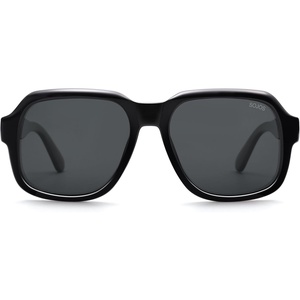image:imageSOJOS Retro Square Polarized Sunglasses Womens Mens Chic Vintage Oversized Old Money Shades SJ2616BlackGrey