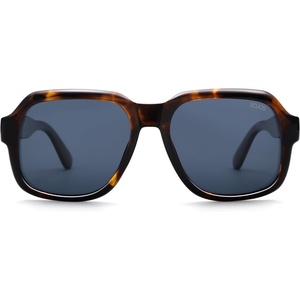 image:imageSOJOS Retro Square Polarized Sunglasses Womens Mens Chic Vintage Oversized Old Money Shades SJ2616Dark TortoiseDark Blue