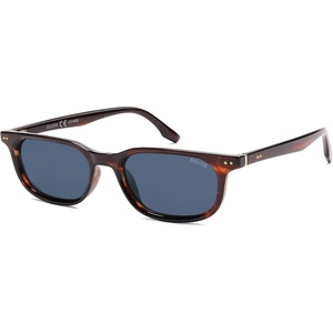 image:imageSOJOS Retro Square Polarized Sunglasses for Women Men Vintage UV Protection Womens Mens Sun Glasses SJ2631Reddishbrown TortoiseNavy Blue