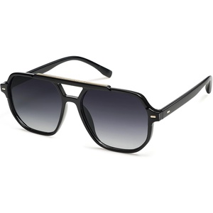 image:imageSOJOS Retro Trendy Aviator Polarized Sunglasses Men Women Vintage 70s Square Stylish Frame Sun Glasses SJ2283BlackGrey Grading