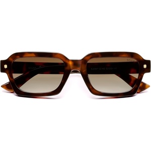 image:imageSOJOS Retro Trendy Polarized Sunglasses for Men Women Vintage Square Mens Shades SJ2397Tortoise Frame Brown Grading Lens