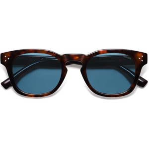 image:imageSOJOS Retro Vintage Polarized Sunglasses Womens Mens 70s 80s Square Panto Style UV400 Shades SJ2662Dark TortoiseBlue
