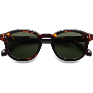 image:imageSOJOS Retro Vintage Polarized Sunglasses for Women Men Classic Square Panto Shades SJ2626TortoiseDark Green