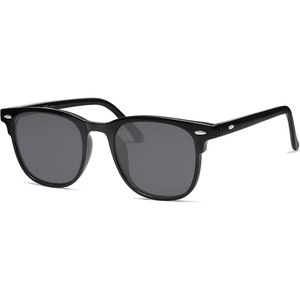 image:imageSOJOS Retro Vintage Square Polarized Sunglasses for Women Men UV Protection Lens TR90 Frame Sunglasses SJ2112BlackGrey