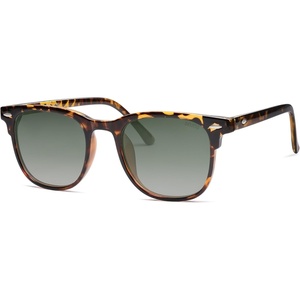 image:imageSOJOS Retro Vintage Square Polarized Sunglasses for Women Men UV Protection Lens TR90 Frame Sunglasses SJ2112Green TortoiseGreen Grading