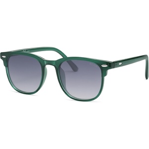 image:imageSOJOS Retro Vintage Square Polarized Sunglasses for Women Men UV Protection Lens TR90 Frame Sunglasses SJ2112GreenGrey Grading