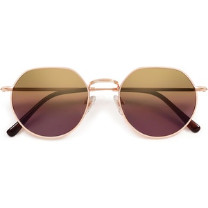 image:imageSOJOS Round Polygon Polarized Sunglasses for Women Men Retro Classic Vintage Panto Octagonal Shades SJ1157Bronze
