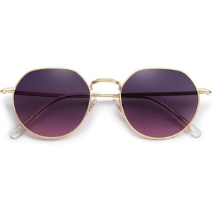 image:imageSOJOS Round Polygon Polarized Sunglasses for Women Men Retro Classic Vintage Panto Octagonal Shades SJ1157Violet